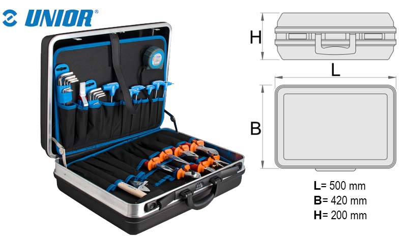Trusa scule electricieni Unior